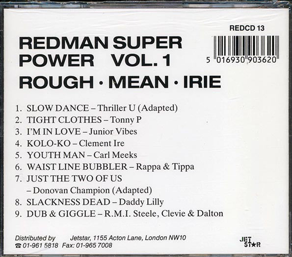 Carl Meeks, Clement Irie, Tippa Lee & Rappa Robert, Etc. - Redman Super Power Volume 1: Rough Mean Irie (Ko Lo Ko Rhythm) (CD)