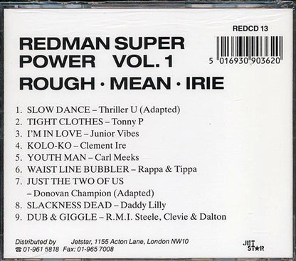 Carl Meeks, Clement Irie, Tippa Lee & Rappa Robert, Etc. - Redman Super Power Volume 1: Rough Mean Irie (Ko Lo Ko Rhythm) (CD)
