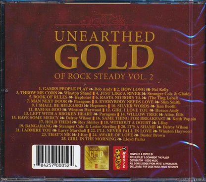 The Heptones, Alton Ellis, Larry Marshall, Etc. - Unearthed Gold Of Rock Steady Volume 2 (CD)