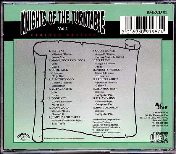Conroy Smith, Major San, Ninja Kid, Etc. - Knights Of The Turntable Volume 1 (CD)