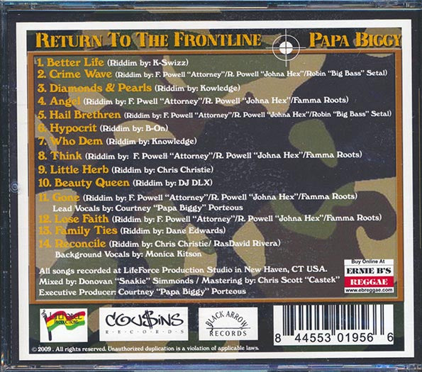 Papa Biggy - Return To The Frontline (CD)