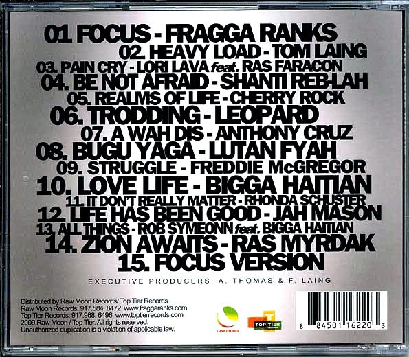 Jah Mason, Lutan Fyah, Freddie McGregor - Focus Riddim (CD)