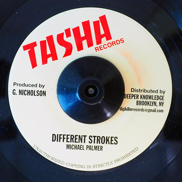 Michael Palmer - Different Strokes  /  Gifted Roots Band - Strokes Dub (7")