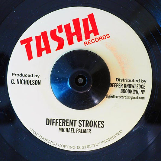 Michael Palmer - Different Strokes  /  Gifted Roots Band - Strokes Dub (7")