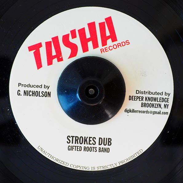Michael Palmer - Different Strokes  /  Gifted Roots Band - Strokes Dub (7")
