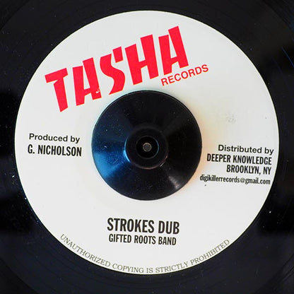 Michael Palmer - Different Strokes  /  Gifted Roots Band - Strokes Dub (7")