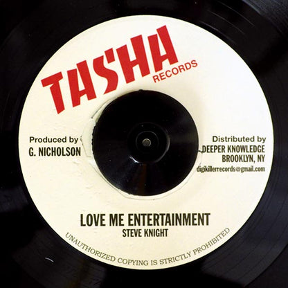 Steve Knight - Love Me Entertainment  /  Gifted Roots Band - Strokes Dub (7")