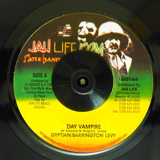 Gyptian, Barrington Levy - Day Vampire  /  Major 1, Sluggy - Return Again (rhythm: "Murderer / Hot Milk") (7")