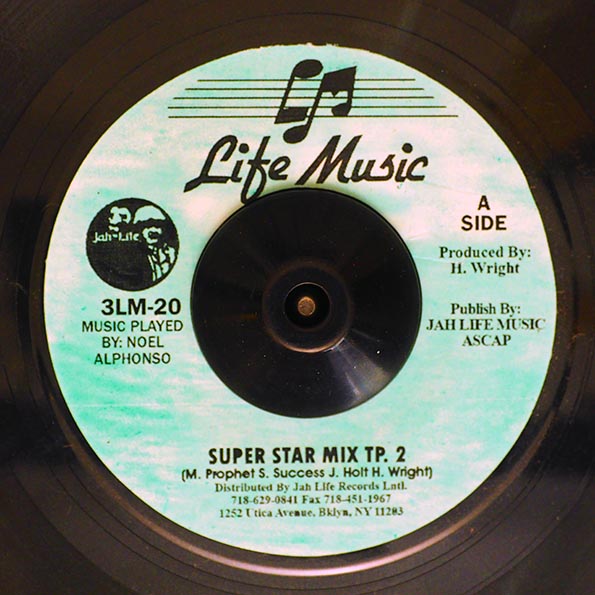 Michael Prophet, Scion Success, John Holt, Hyman 'Jah Life' Wright - Super Star Mix Part 2  /  Jah Life - Original Raggamuffin Dub (rhythm: "Barrington Levy - Raggamuffin") (7")