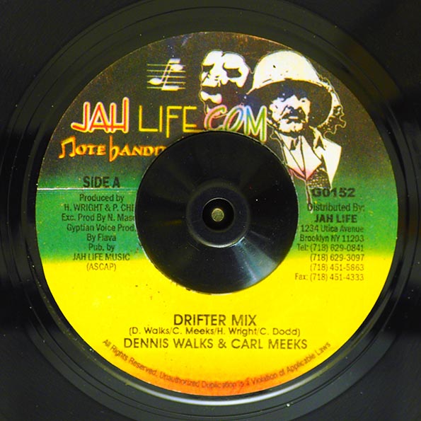 Dennis Walks, Carl Meeks - Drifter Mix  /  JD Smoothe, Barrington Levy - Strictly The Best Vampire (7")