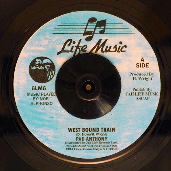 Pad Anthony - West Bound Train  /  Riding West Version (7")