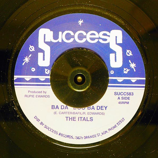 Itals - Ba Da Doo Ba Dey  /  I Roy - Tiger From Bengalie (7")