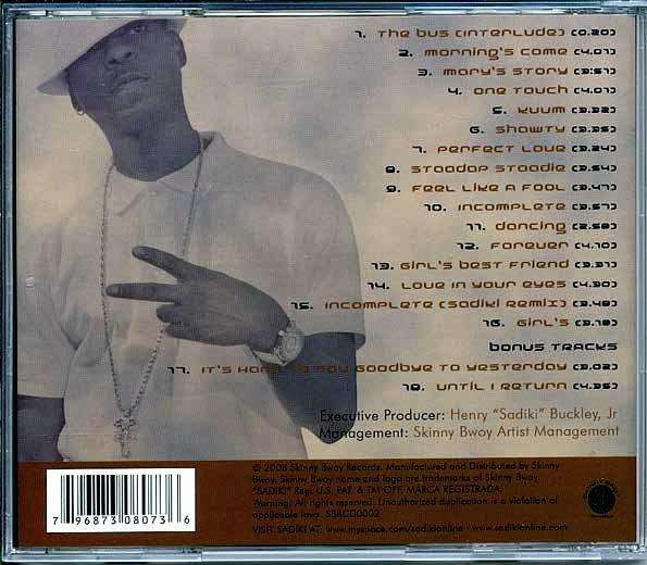 Sadiki - Morning's Come (CD)