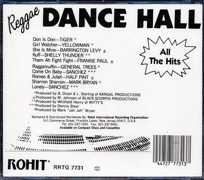 Barrington Levy, Half Pint, Shelly Thunder, General Trees, Etc. - Reggae Dance Hall: All The Hits (CD)