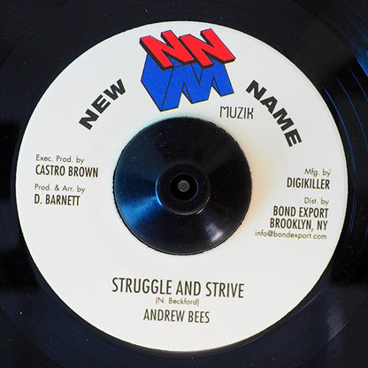 Andrew Bees - Struggle And Strive  /  Version (7")