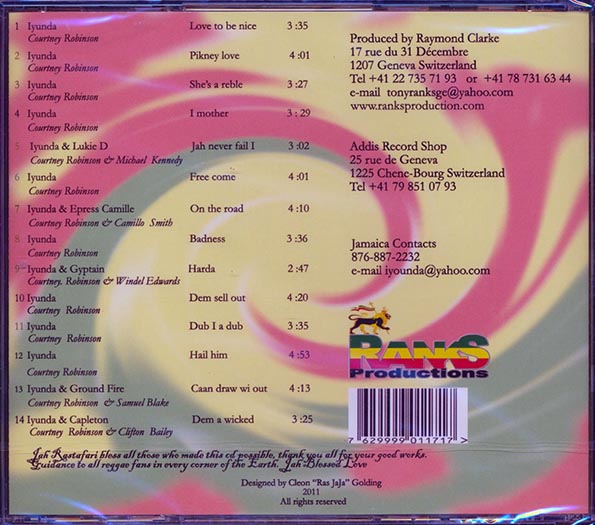 Iyunda - Dub I A Dub Jamaica (CD)