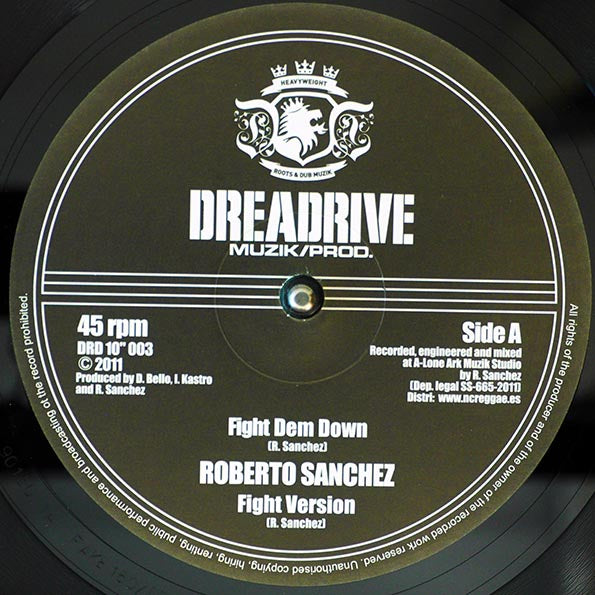 Roberto Sanchez - A Rock; Ras Telford - 555 Nazarin St  /  Roberto Sanchez - Fight Dem Down; Fight Version (10")