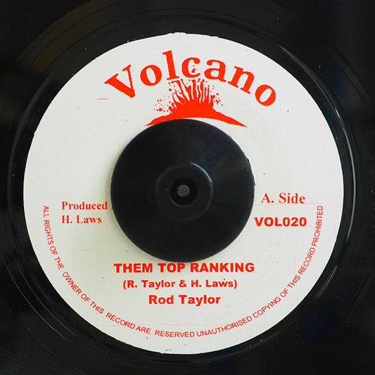 Rod Taylor - Them A Top Ranking  /  Roots Radics - Version (7")