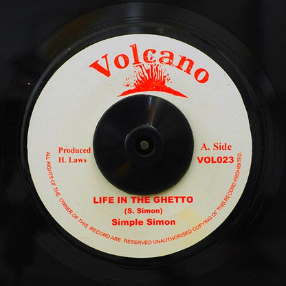Simple Simon - Life In The Ghetto  /  Roots Radics - Version (7")