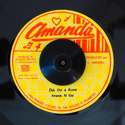 Larry Marshall - It Dread In A Rome  /  Amanda All Stars - Dub Out A Rome (7")