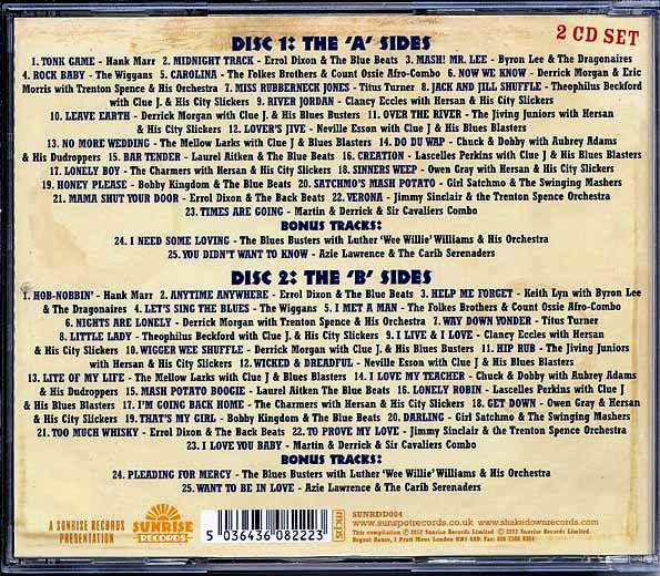 Laurel Aitken, Theo Beckford, Owen Gray, Derrick Morgan, Etc. - The Story Of Blue Beat: The Best In Ska 1961 Part 1 (50 tracks) (CD)