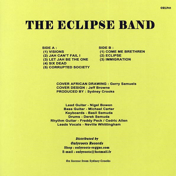 Eclipse Band - Inner Reggae Rhythm (LP) - PureSound Records