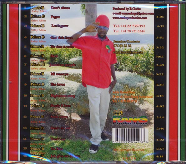Prince Brave Heart - No Time To Waste (CD)