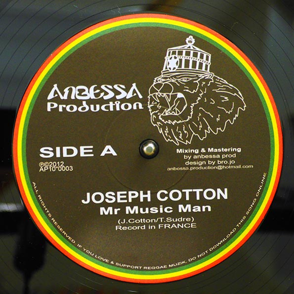 Joseph Cotton - Mr. Music Man  /  No Killa Man Dub Version (10")