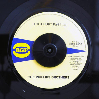 Phillips Brothers - I Got Hurt Part 1  /  Phillips Brothers - I Got Hurt Part 2 (7")