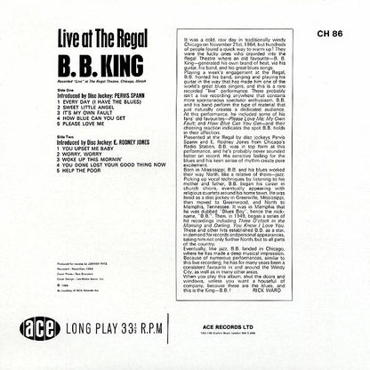 BB King - Live At The Regal (LP)