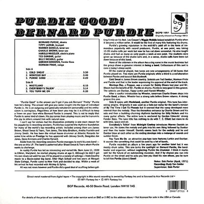Bernard Purdie - Purdie Good (LP) - PureSound Records