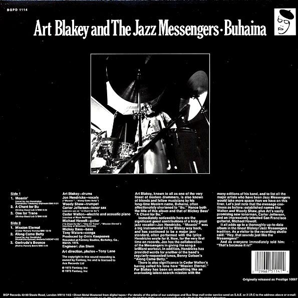 Art Blakey & The Jazz Messengers - Buhaina (LP)