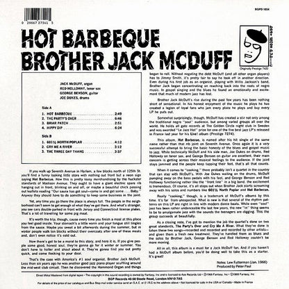 Brother Jack McDuff - Hot Barbeque (LP)