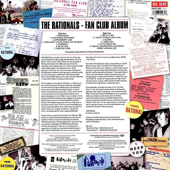 The Rationals - Fan Club Album (LP)