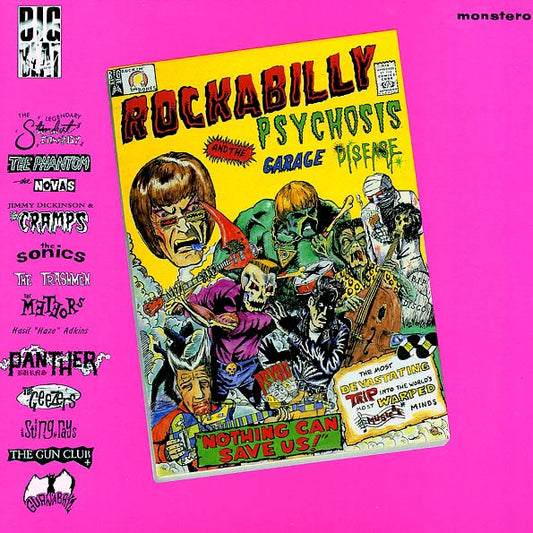 The Cramps, The Sonics, The Trashmen, The Meteors, Etc. - Rockabilly Psychosis And The Garage Disease (LP)