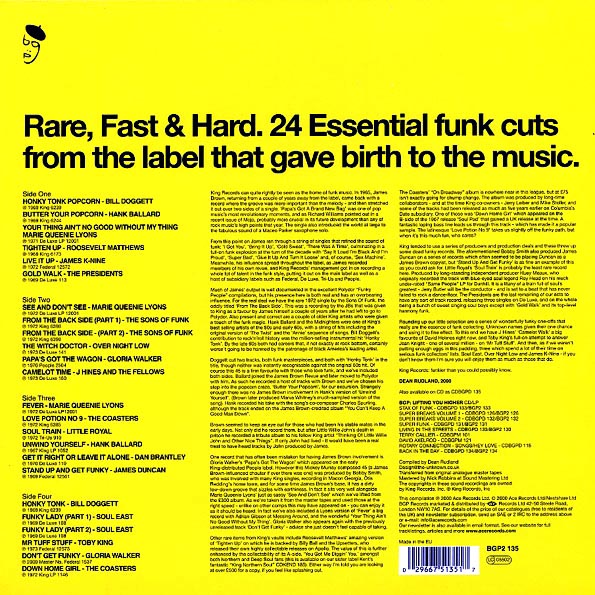 Various - King Funk: Rare, Fast & Hard: 24 Essential Funk Cuts (LP)