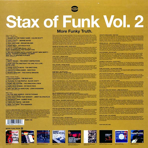 Rufus Thomas, The Bar-Keys, Calvin Scott, Bernie Hayes, Etc. - Stax Of Funk Volume 2: More Funky Truth (LP)