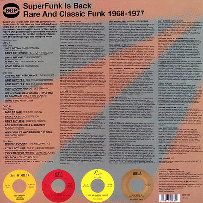Smokey Wilson, Dyke & The Blazers, The Phillips Brothers, Etc. - Superfunk Is Back: Rare And Classic Funk 1968-1977 (LP)