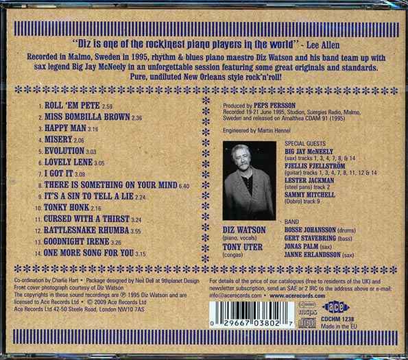 Diz & The Doormen - Tonky Honk (CD)