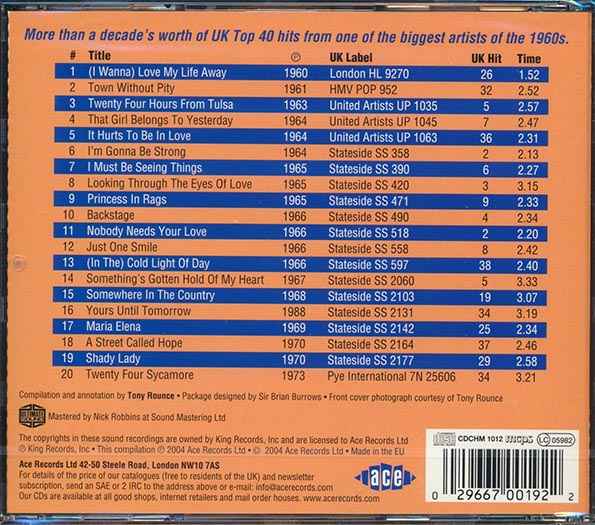 Gene Pitney - Gene Pitney's Big 20: All The UK Top 40 Hits 1961-1973 (CD)