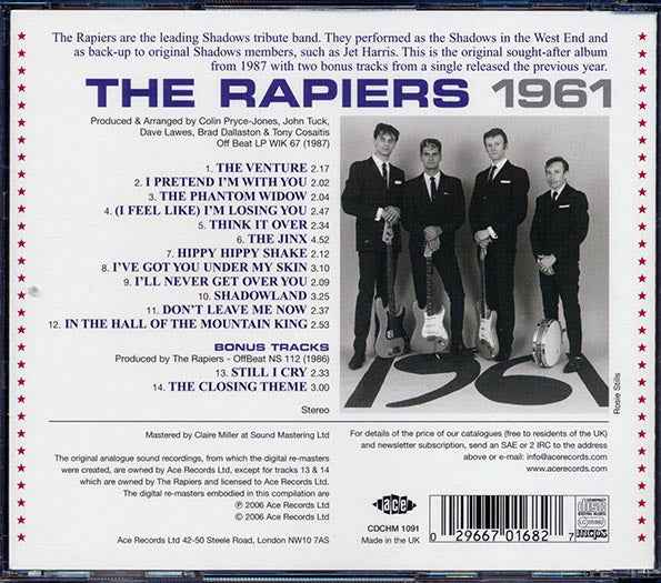 The Rapiers - 1961 (CD)