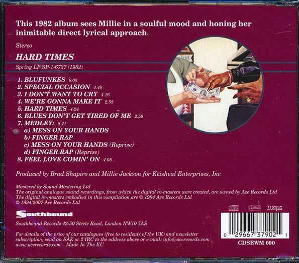 Millie Jackson - Hard Times (CD)