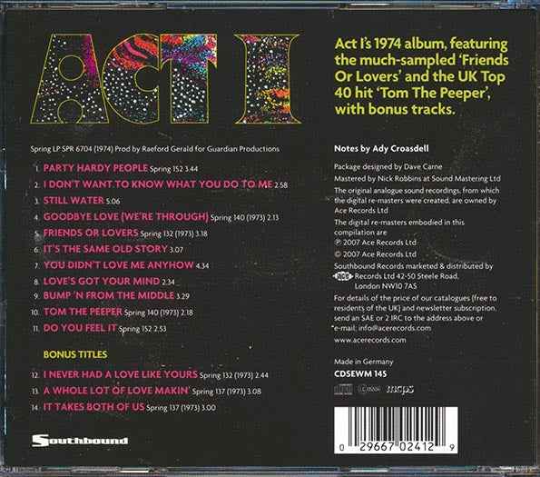 Act 1 - Act 1 (CD)