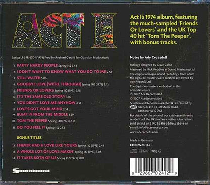 Act 1 - Act 1 (CD)
