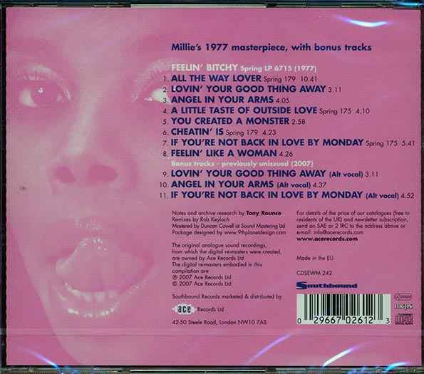 Millie Jackson - Feelin' B---- (CD)