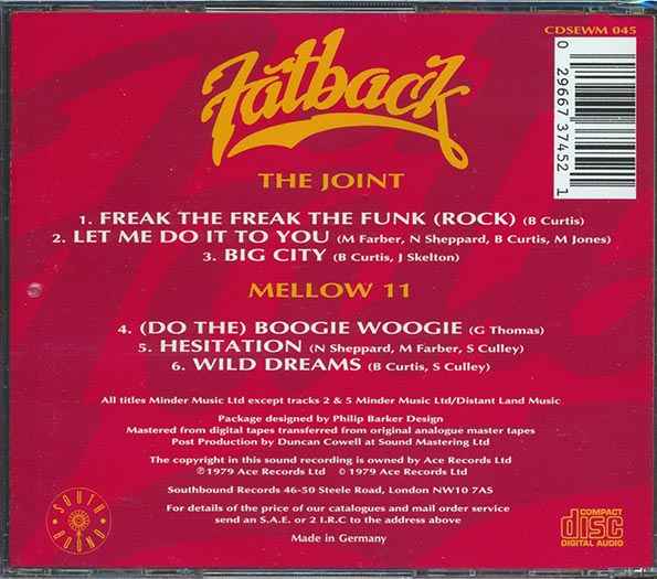 Fatback - Brite Lights, Big City (CD)
