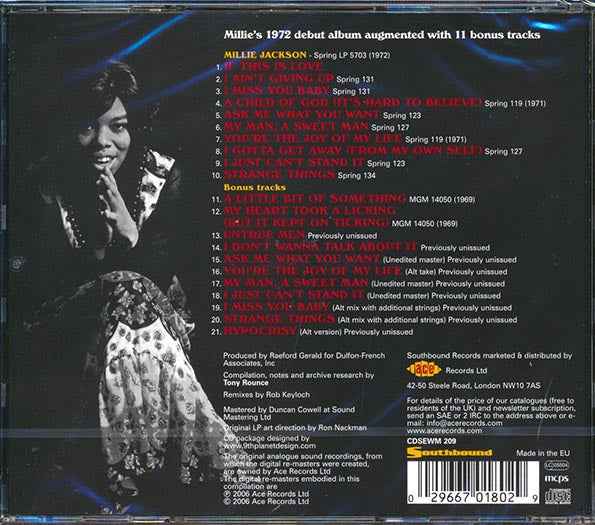 Millie Jackson - Millie Jackson (CD)