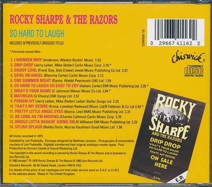 Rocky Sharpe & The Razors - So Hard To Laugh (CD)