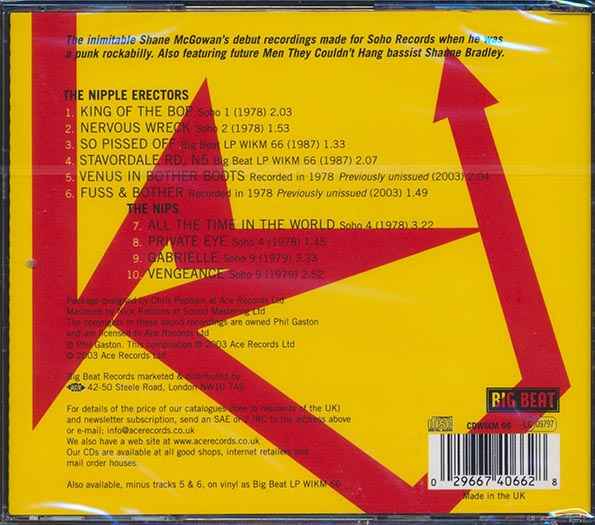 Nips N Nipple Erectors - Bops, Babes, Booze & Bovver (CD)