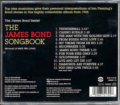 James Bond Sextet - The James Bond Songbook (CD)
